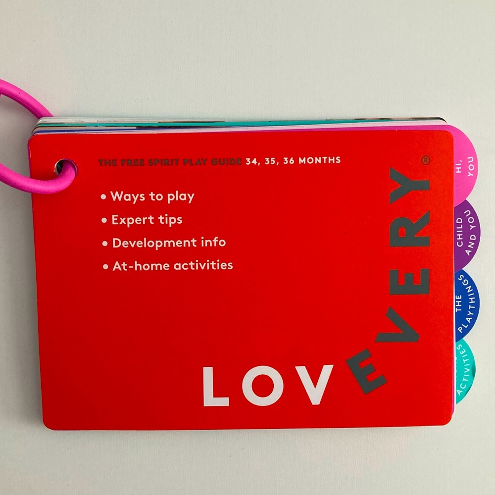 Lovevery Free Spirit Play Guide (months 34, 35, 36)